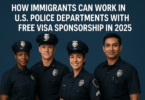 How Immigrants Can Work in U.S. Police Departments with Free Visa Sponsorship in 2025