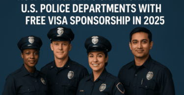 How Immigrants Can Work in U.S. Police Departments with Free Visa Sponsorship in 2025